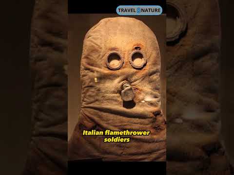 WW1 Italian Flamethrower Soldier's Asbestos Mask #shorts #travel8nature #didyouknow  #yearofyou