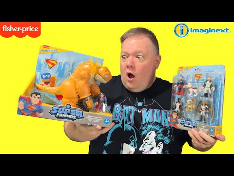 Набор Супермен против Кайдзи Fisher Price Imaginext DC Super Friends Superman Kaiju Clash Фішер Свет звук Динозавр фигурка - фото 1 - id-p2974841676