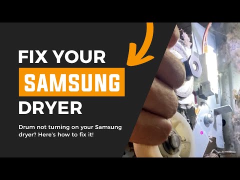 Samsung Dryer Repair Drum Not Turning Drum Belt Replacement 6602 001655