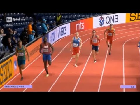 Mondiali Belgrado 2022 - 400 Uomini - Batterie 4 e 5
