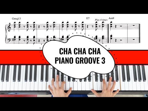 How to play Cha cha cha on keyboard - Groove 3. Rhythm section included!