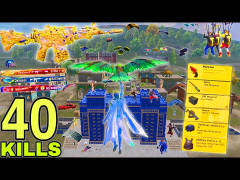 40 KILLS!!😱IN 1 MATCHES MY NEW YEAR RECORD in NEW SEASON🔥SAMSUNG,A7,A8,J5,J6,J7,J2,J3,XS,A3,A4,A5,A6