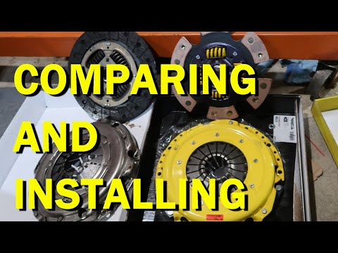 ACT performance clutch installation with PMC conversion kit — 2JZ to E46