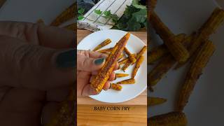 Baby corn fry | baby corn fry recipe #babycorn #fry #sides