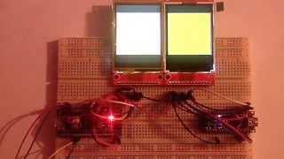 Download the video "STM32F103C8T6 vs Arduino NANO, ILI9341 LCD Grafikai teszt"