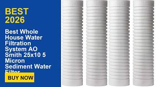 Best Whole House Water Filtration System AO Smith 25x10 5 Micron Sediment Water Filter