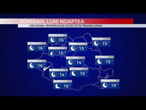 MEDIAFAX METEO 02 Septembrie - Caniculă în sud, ploi în averse la munte
