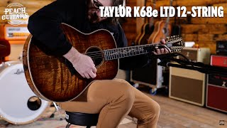 Video thumbnail for No Talking...Just Tones | Taylor Koa Series | K68e LTD - 12-String by Peach Guitars