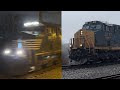 Norfolk Southern 22X Derailment Reroute And A High Speed CSX M410 Through Neshaminy Falls