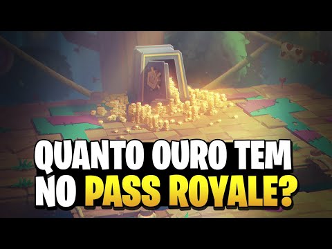 Quanto OURO tem no Pass Royale do Clash Royale???