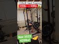 Derek 1 Year Squat TRANFORMATION! 345lbs to 420lbs