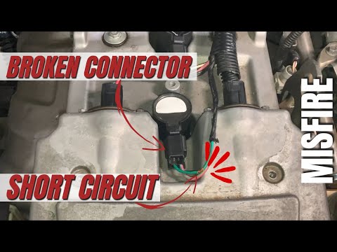 How to Fix Ignition Coil Connector & Wiring to Fix a Misfire #ford #misfire