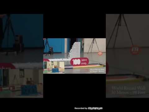 128,000 Dominoes !!!!!!!!!!!!! Falling cool!