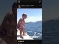 Dwarf diving into ocean