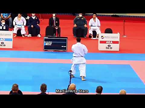 Ryo Kiyuna World Karate Championship Dubai UAE 2021| 喜友名諒 | Anan Kata | Selected to Final Round ❤🔥