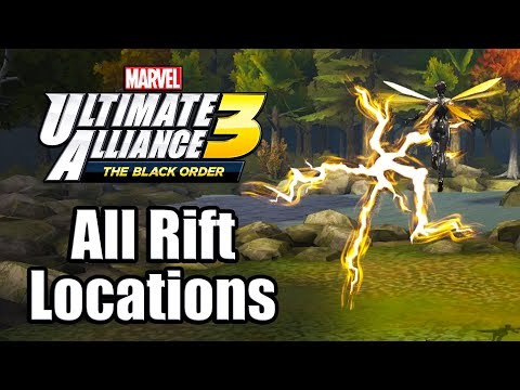 Marvel Ultimate Alliance 3: The Black Order - All Infinity Trials Rift Locations Guide