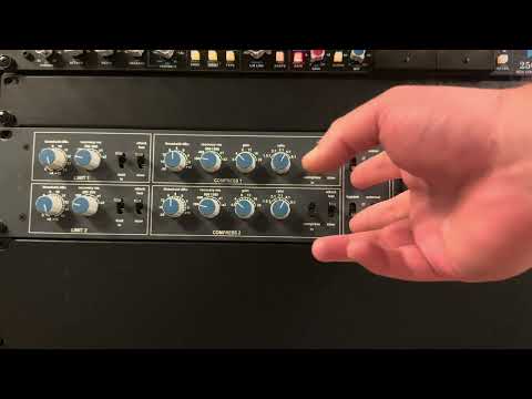 AMS Neve 33609/N Discrete Stereo Limiter / Compressor 2010s - Blue image 2