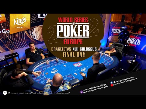 ♠️♦️WSOPE: €170.568 For first - Final Day of €550 Colossus Event #5, live from King´s Resort 👑