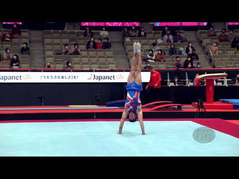 CUNNINGHAM Dominick (GBR) - 2021 Artistic Worlds, Kitakyushu (JPN) - Qualifications Floor Exercise