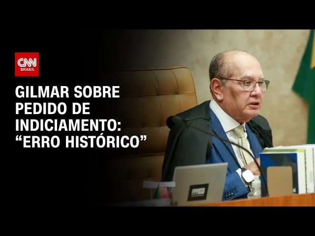 CPI do Crime Organizado: Gilmar diz que relatório de indiciamento é “erro histórico” | CNN 360º