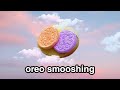 FROZEN PAINT MIXING OREOS SMOOSHING ODDLY SATISFYING