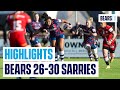 Highlights: Bristol Bears Women 26-30 Saracens Women