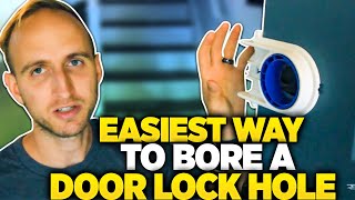 How to Bore a Deadbolt Hole in a Door (EASY WAY)