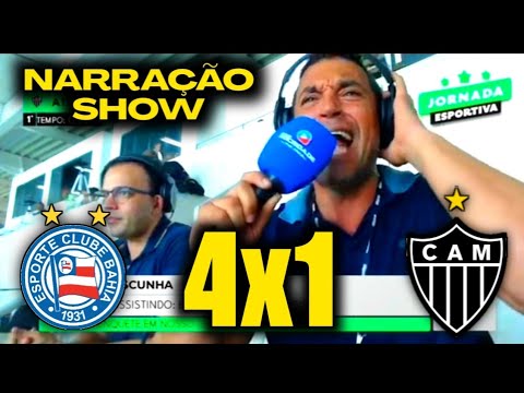 REAÇÕES E NARRAÇÃO SHOW DO TRIUNFO DO BAHIA | BAHIA 4X1 ATLÉTICO MG [BRASILEIRÃO SÉRIE A 2023]