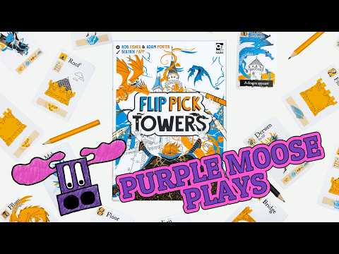 Purple Moose Plays (and you can too!)...Flip Pick Towers (solo) - review copy