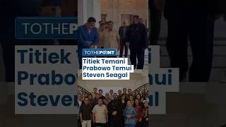 Titiek Soeharto Temani Prabowo Bertemu Aktor Internasional Steven Seagal, Etikanya Jadi Sorotan!
