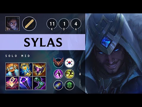 Sylas Mid vs Corki - KR Grandmaster Patch 25.12