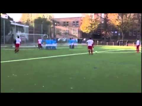 Freistoßschlenzer von Eimen Hadj-Fradj (Vereinigung Tunesien) | ELBKICK.TV