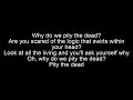 Bad Religion-Pity The Dead Lyrics