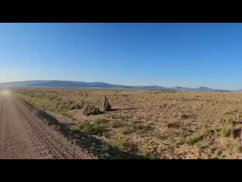 Driving dirt roads to Utah . . .