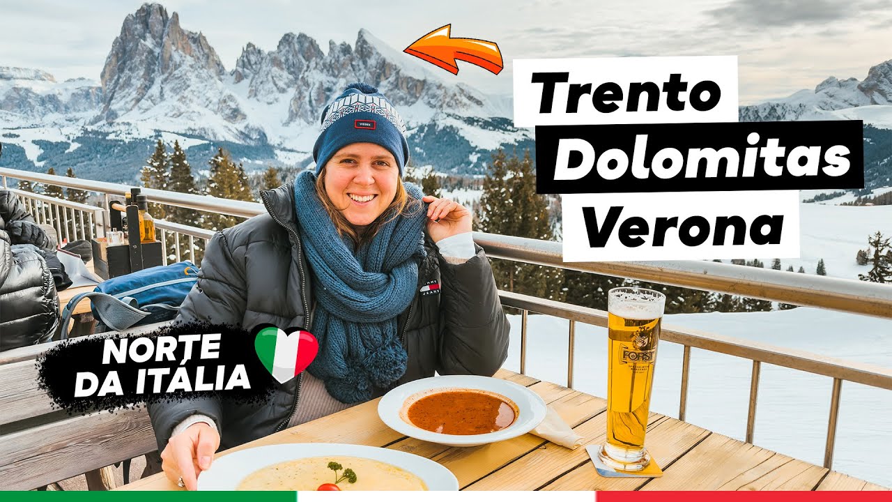 Trento e um dos lugares + lindos das Dolomitas 🇮🇹 Nunca vimos nada igual!
