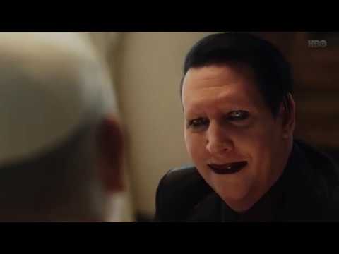 The New Pope (2020) - Marilyn Manson Pays a Visit
