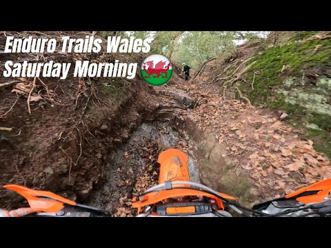 Enduro Trails Wales - Saturday Morning Ride - Usk (Full Route)