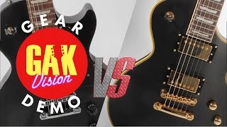 Video thumbnail for VERSUS VIDEO: Gibson USA 2016 Les Paul Studio Faded Vs LTD EC-1000 VB Duncan by GAK