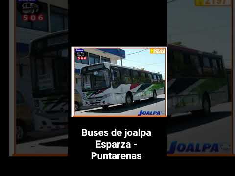 Buses de joalpa Esparza - Puntarenas