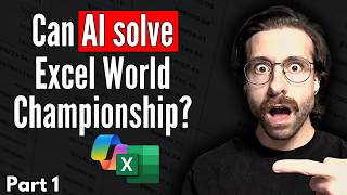 I asked AI to solve Excel World Championship | Part 1