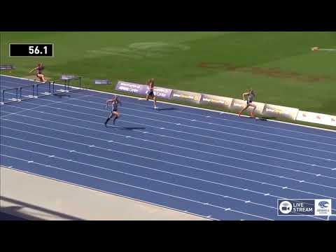 U20 Womens 400m Hurdles - Heat 1 - 2018 Australian Junior Athletics Championships