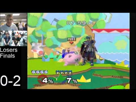 The Crowd is Going Wyatt 2 - Wyatt (Marth) VS Nathan (Jiggs) SSBM Singles Loser's Finals