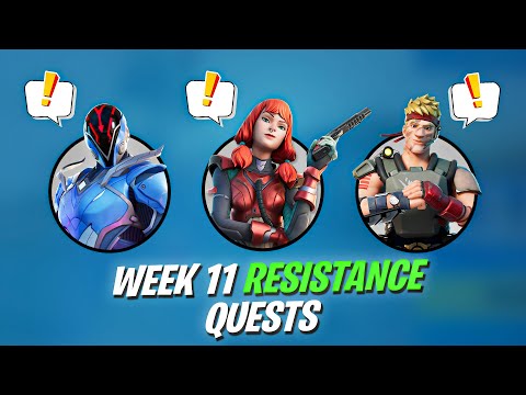 Fortnite Week 11 Dialogue Quests in Chapter 3 Season 2 (Week 11 Resistance Quests)