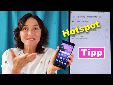 Tipp: Einen Hotspot mit dem Smartphone einrichten.
