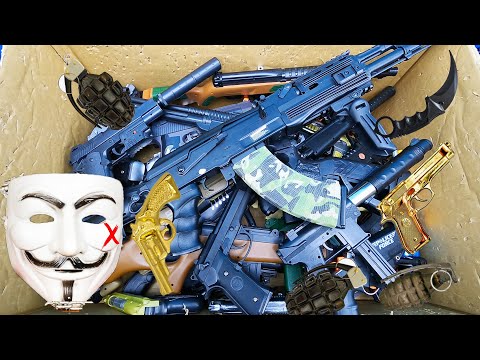 Hacker Weapon Box - Realistic Rifle - Weapon Box with Airsoft Gun Shot