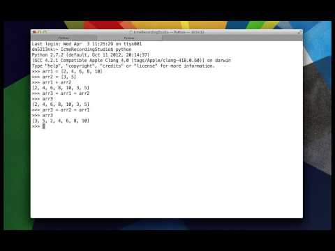 2 Python Lists Concat