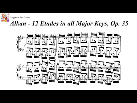 Alkan - 12 Etudes in all Major keys, Op. 35 (Viner)