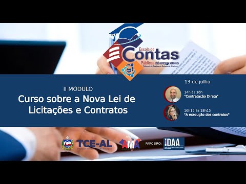 #2.2 - Curso sobre a Nova Lei de Licitações e Contratos (Claudia Pereira)