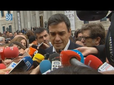 Pedro Sánchez rechaza la oferta de Rivera: "Política con valores y no tecnocracia"