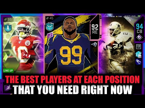 THE BEST PLAYERS AT EACH POSITION YOU NEED RIGHT NOW! | MADDEN 20 ULTIMATE TEAM Video
